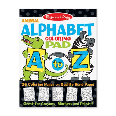 Bloc de desent Alfabetul animalelor - Melissa & Doug - poza 1