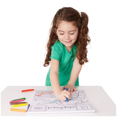 Bloc de desent Alfabetul animalelor - Melissa & Doug - poza 2