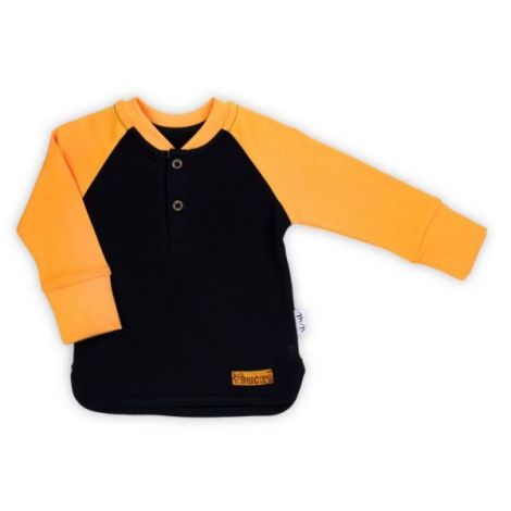 Bluza cu maneca lunga (181138) Colectia Big Trucks Neagra Galbena Marimea 80 - poza 1
