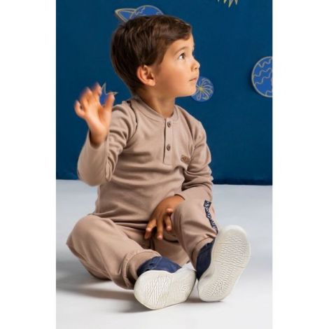 Bluza cu maneca lunga (182138) Nicol Star Maro Marimea 92 - poza 2