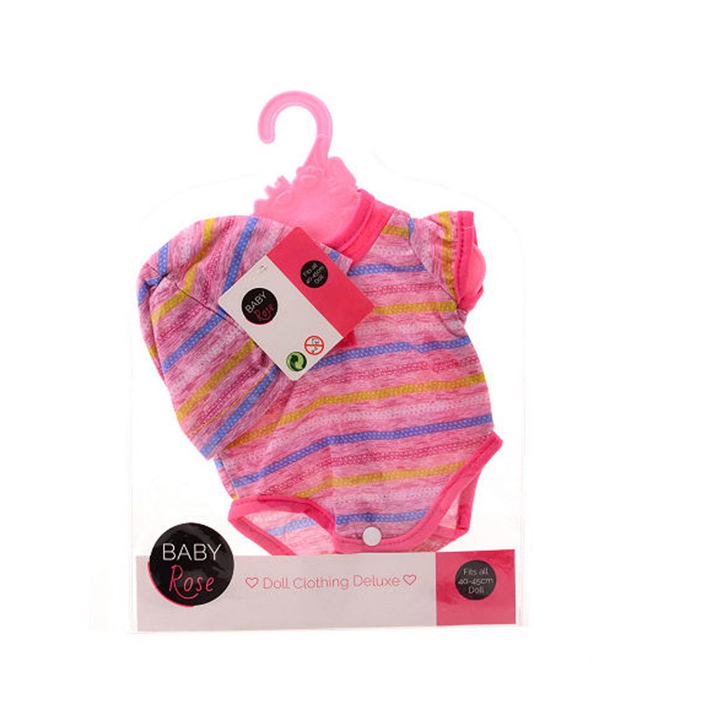 Body cu caciulita pentru papusi Baby Rose - poza 2