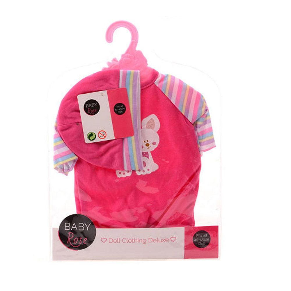 Body cu caciulita pentru papusi Baby Rose - poza 3