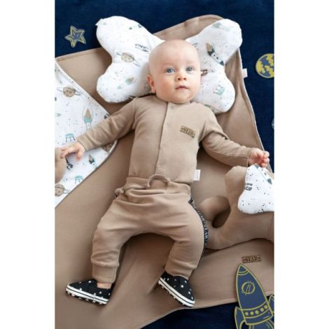 Body cu maneca lunga (182102) Colectia Star 2021 Maro Marimea 62 - poza 2