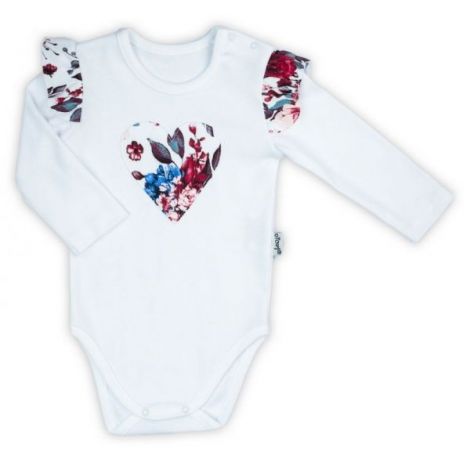 Body cu maneca lunga bumbac 100% (180099) Colectia Kate 2021 Marimea 68 - poza 1