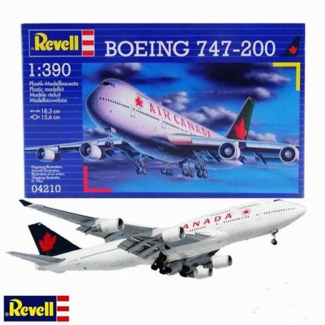 Boeing 747-200 Macheta de Asamblat din Plastic - Model USA 1969, Scara 1:390, Revell 4210 - poza 1