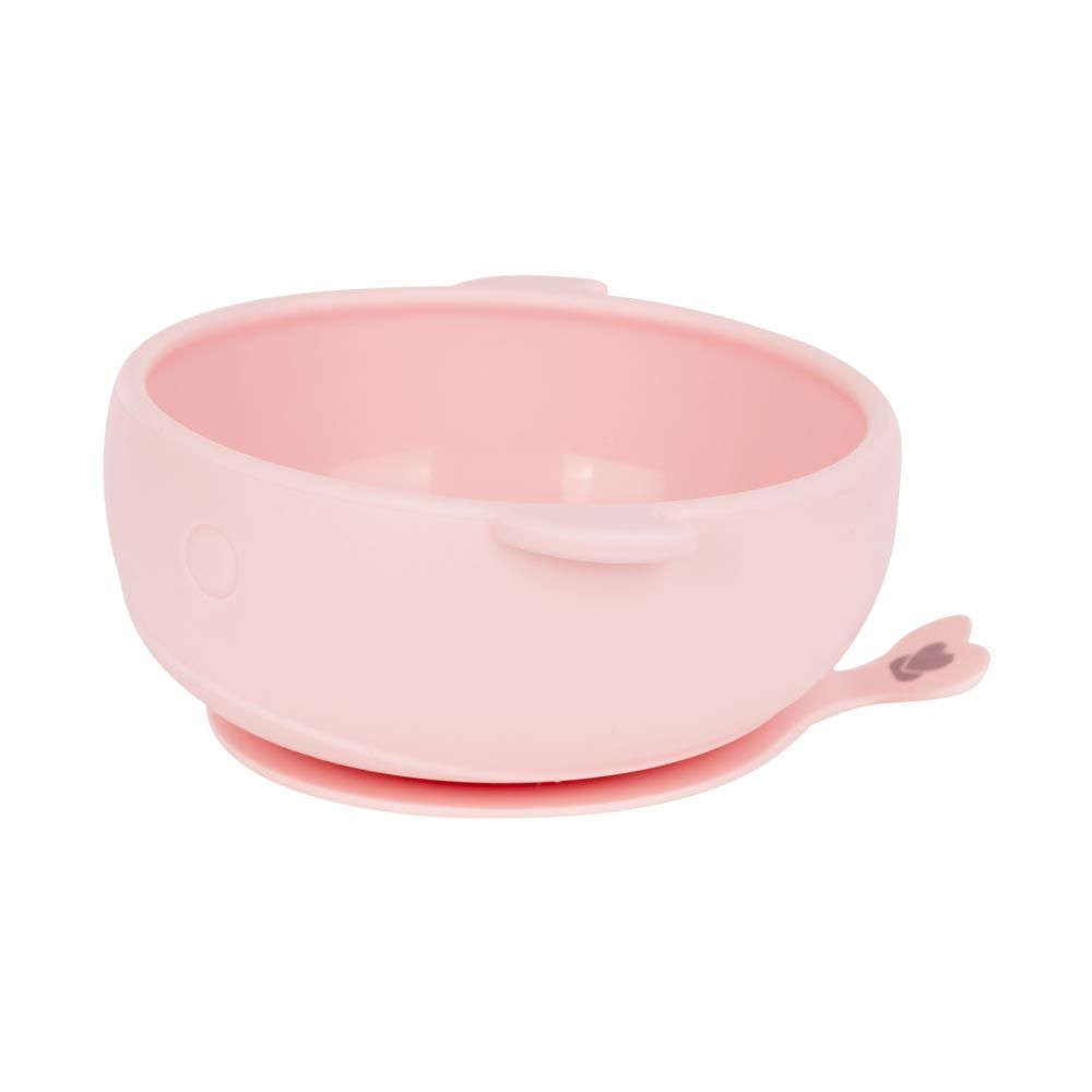 Bol din silicon 300 ml Kikka Boo Whale Roz - poza 2