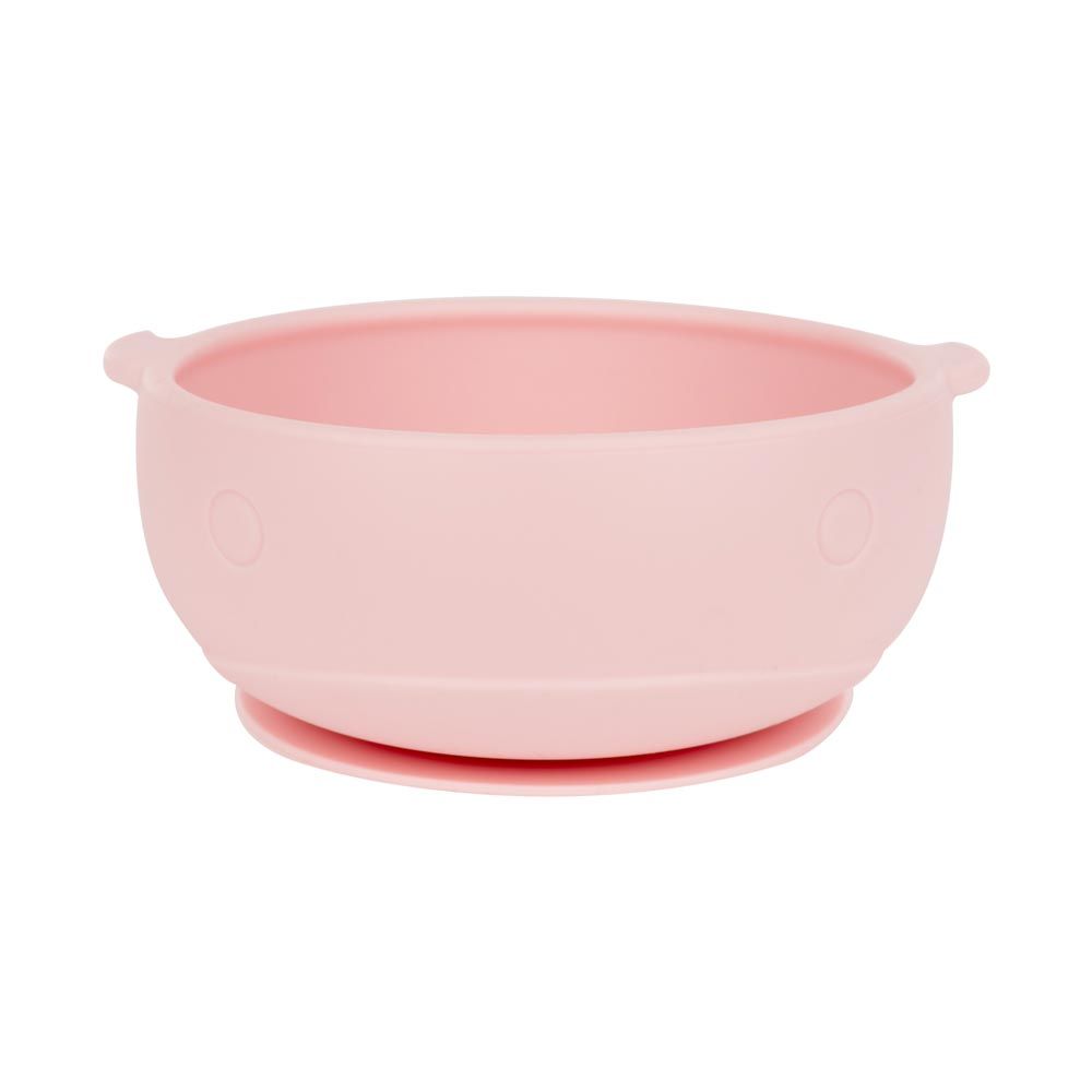 Bol din silicon 300 ml Kikka Boo Whale Roz - poza 3