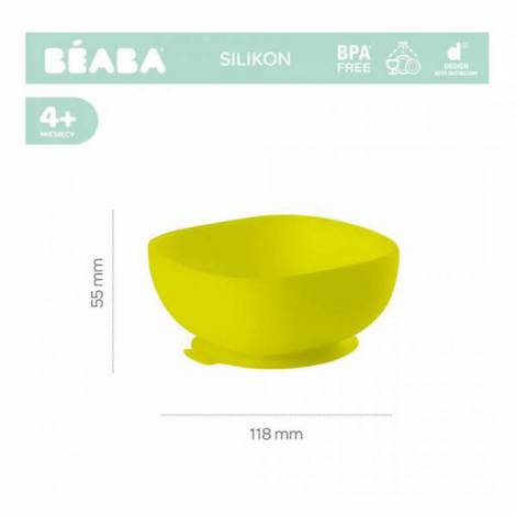 Bol silicon cu ventuza verde - poza 1