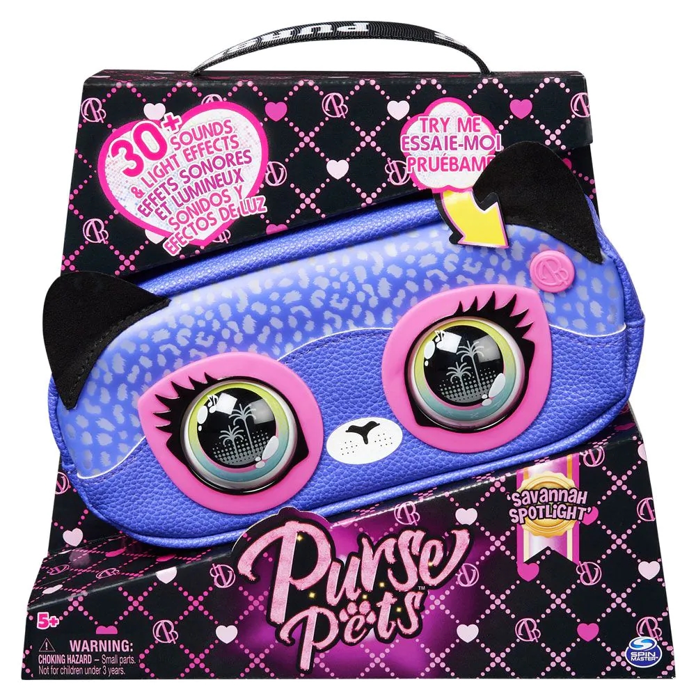 Borseta interactiva cu sunete si lumini Purse Pets Cheetah - poza 2