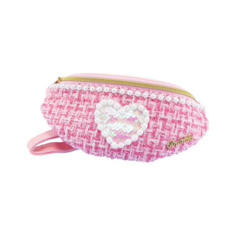 Borseta Tweed Girabrilla , borseta din material tweed, cu paiete reversibile - poza 1