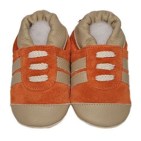 Botosei Orange Sports din piele, shooshoos, M 17-18