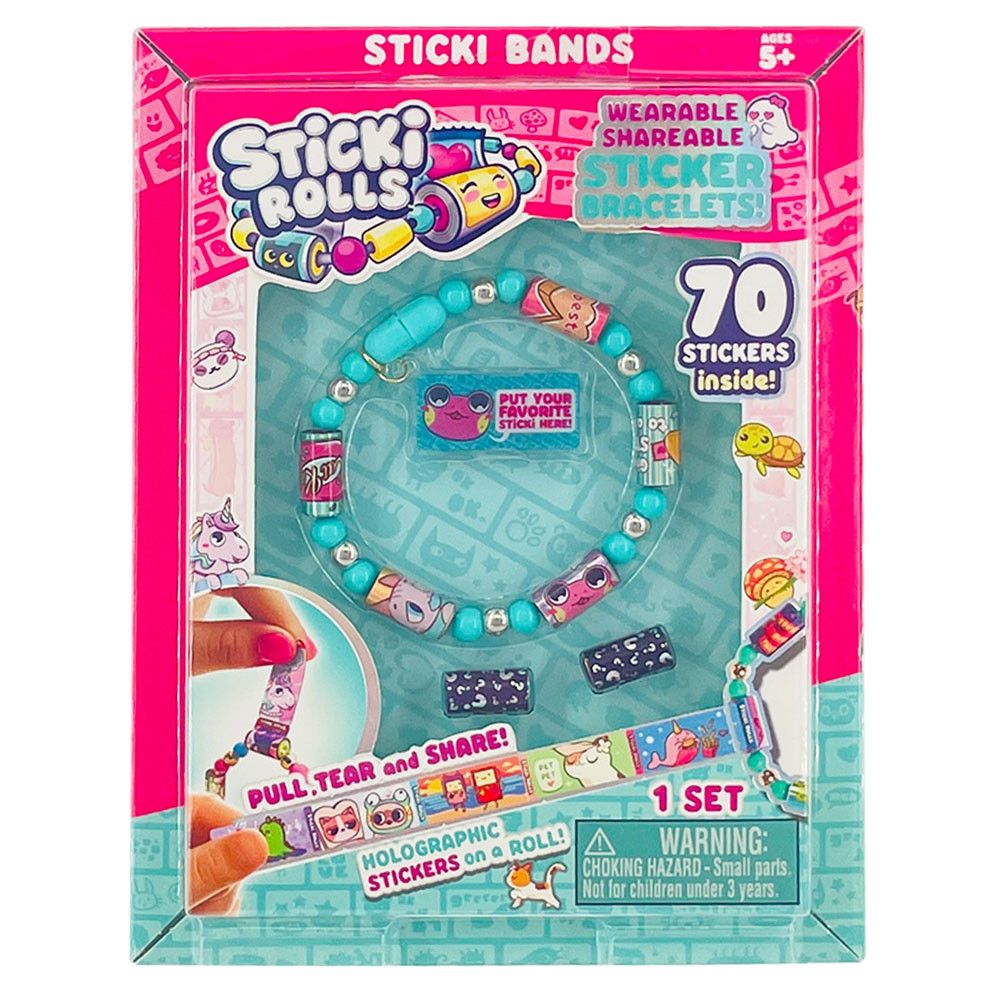 Bratara cu 70 de autocolante Sticki Rolls - poza 2