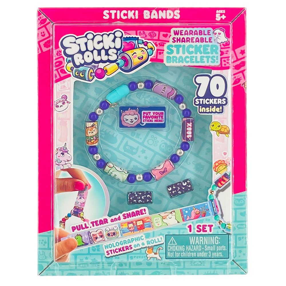 Bratara cu 70 de autocolante Sticki Rolls - poza 3