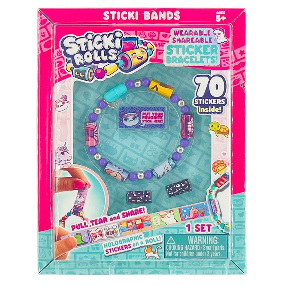 Bratara cu 70 de autocolante Sticki Rolls - poza 4