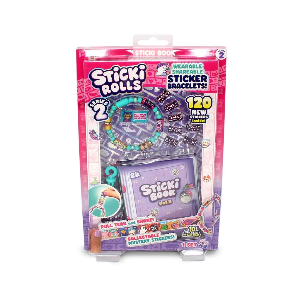 Bratara Sticki Rolls Seria 2 cu 120 Stickere si Album - poza 1