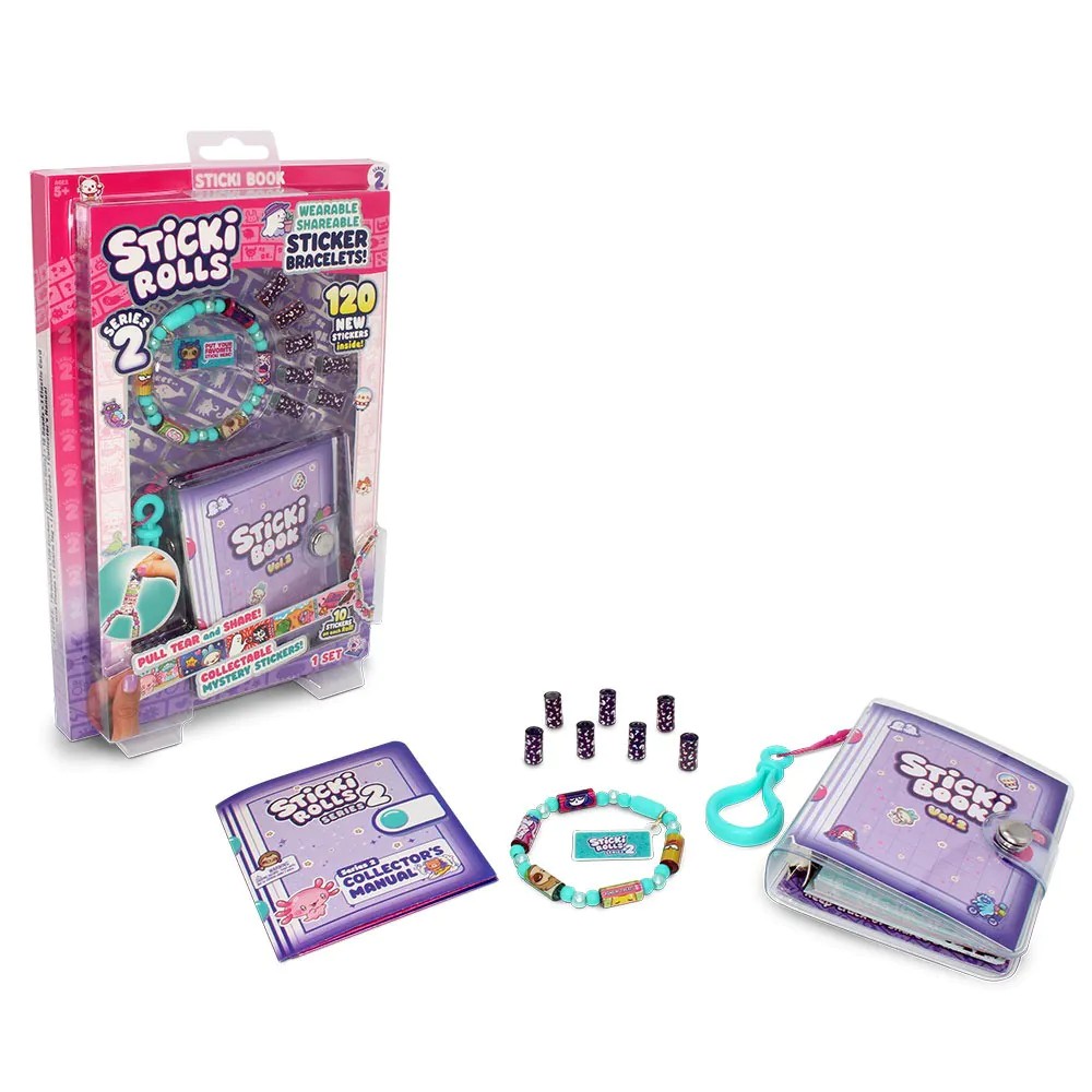 Bratara Sticki Rolls Seria 2 cu 120 Stickere si Album - poza 2