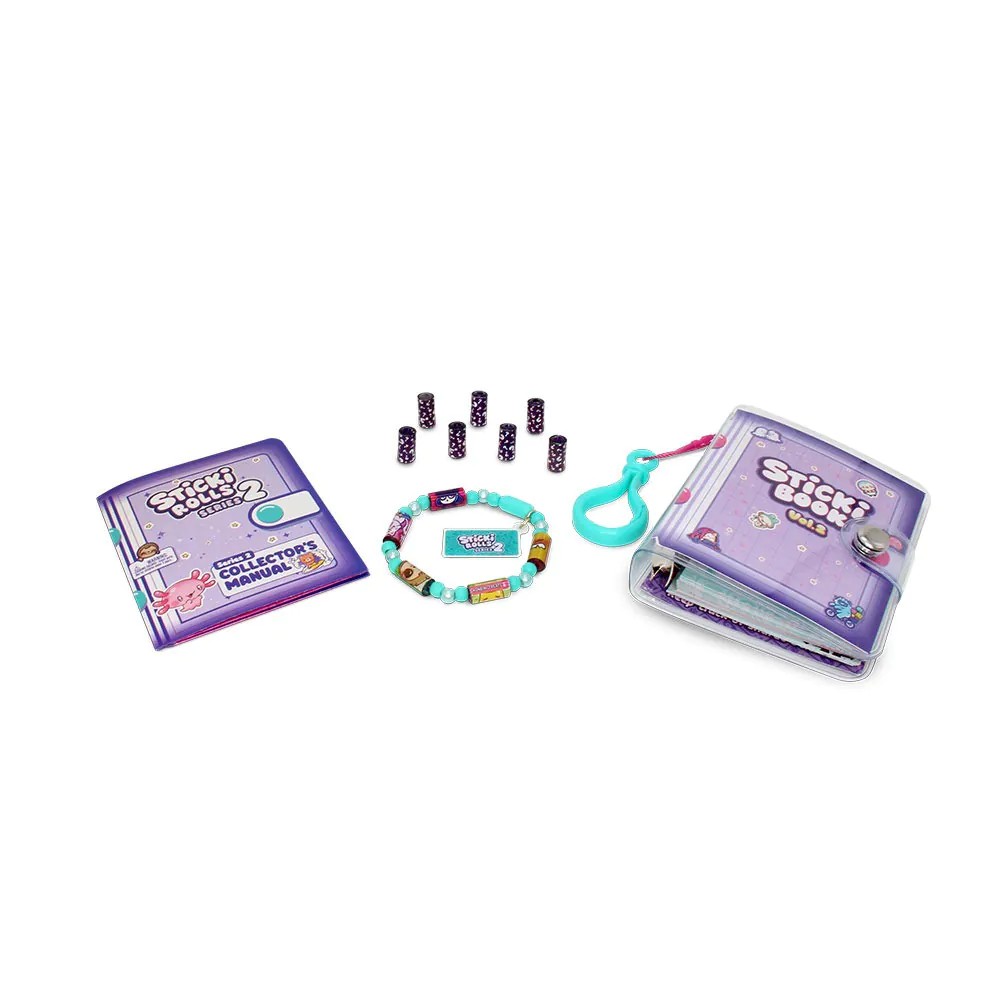 Bratara Sticki Rolls Seria 2 cu 120 Stickere si Album - poza 3