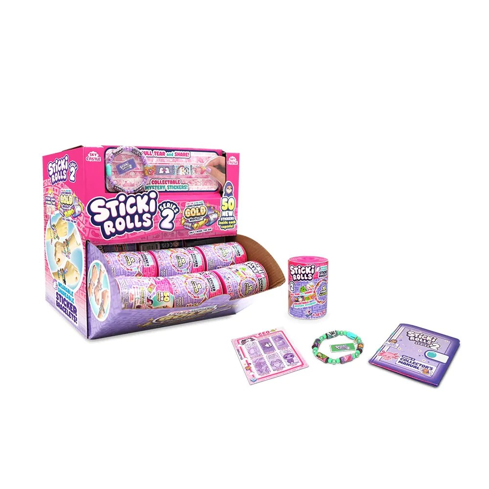 Bratara Sticky Rolls Seria 2 cu 50 de abtibilduri in capsula - poza 4