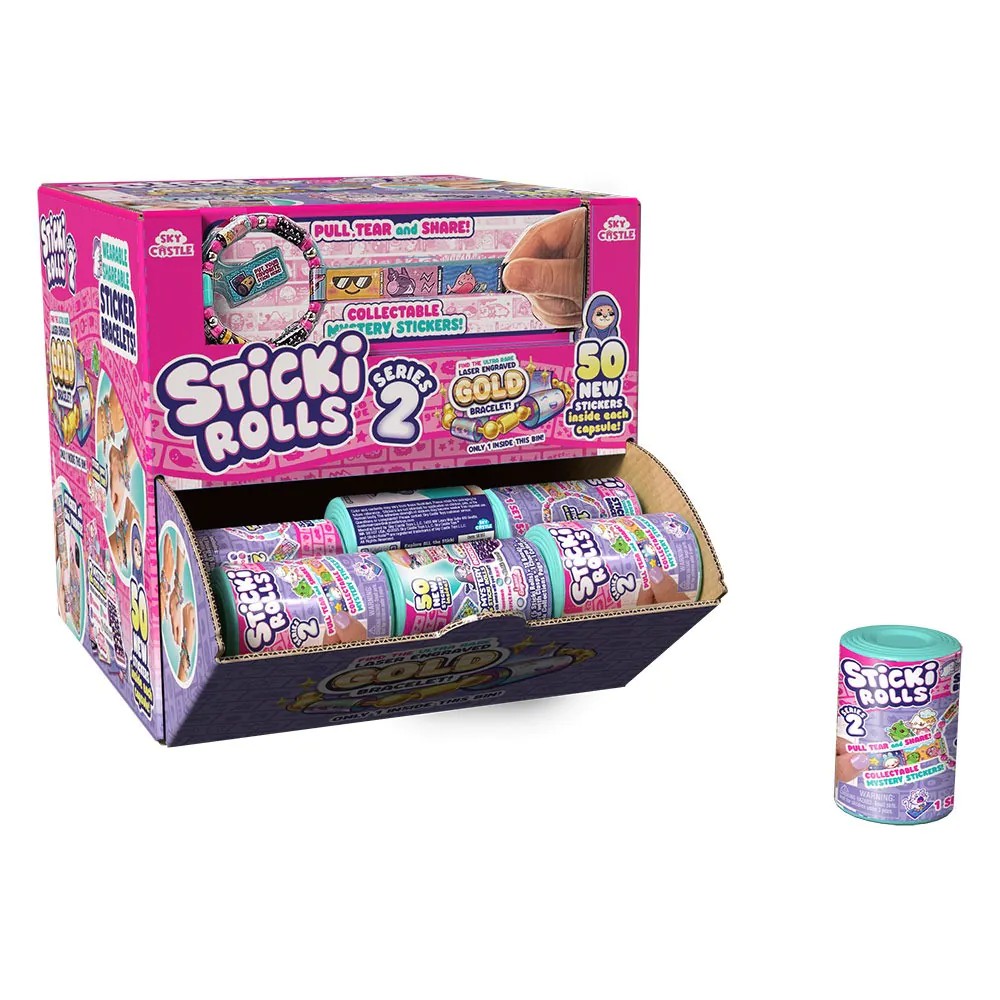 Bratara Sticky Rolls Seria 2 cu 50 de abtibilduri in capsula - poza 5