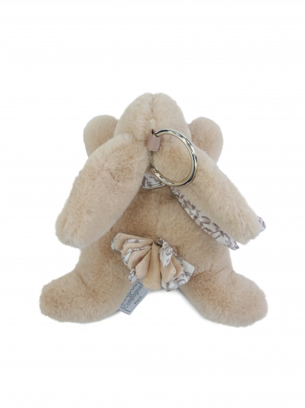 Breloc accesoriu Doudou - iepuras, 16 cm bej