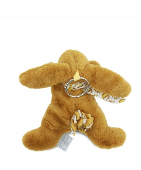 Breloc accesoriu Doudou - iepuras, 16 cm maro