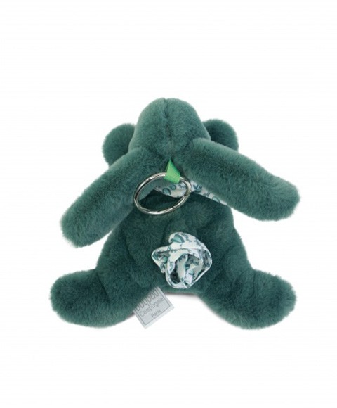 Breloc accesoriu Doudou - iepuras, 16 cm vernil