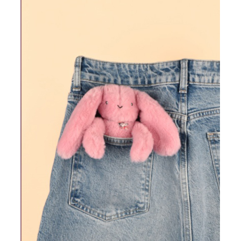 Breloc accesoriu Doudou - iepuras, 18 cm - poza 4