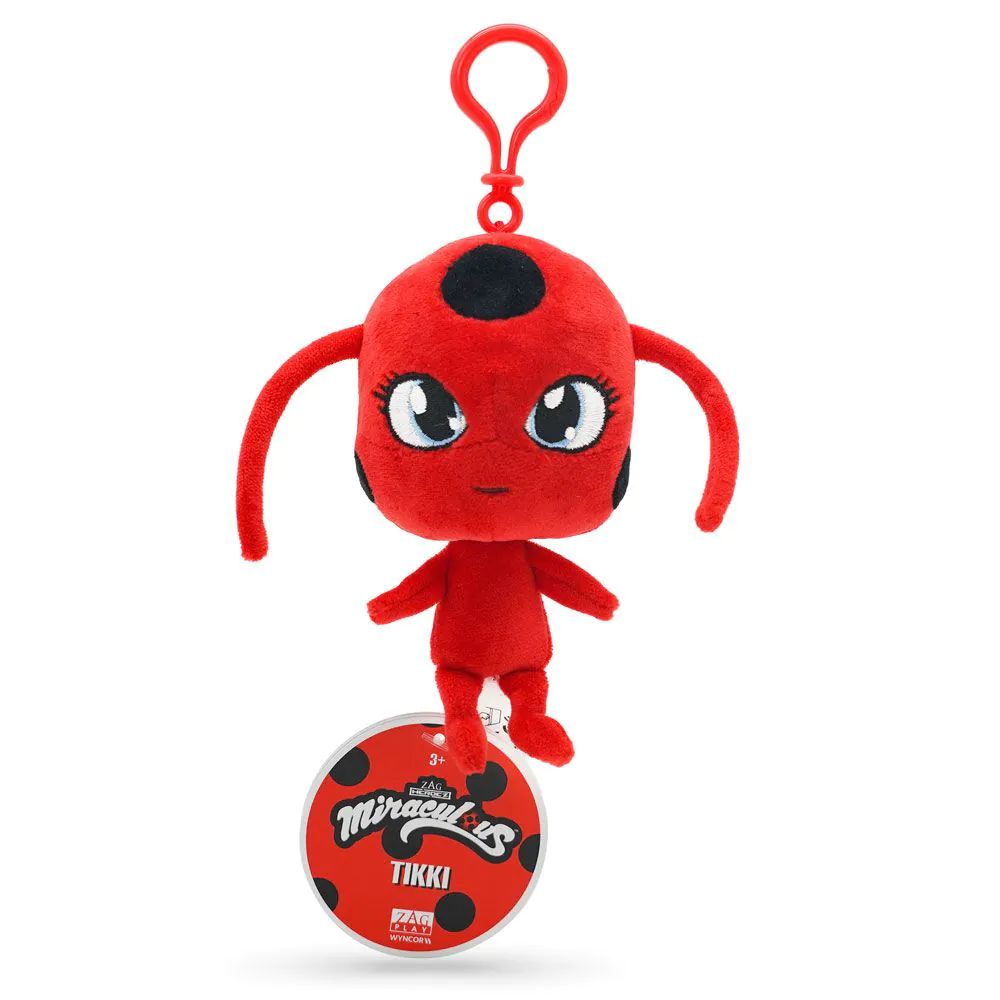 Breloc de plus Miraculous Ladybug 12 cm - poza 1