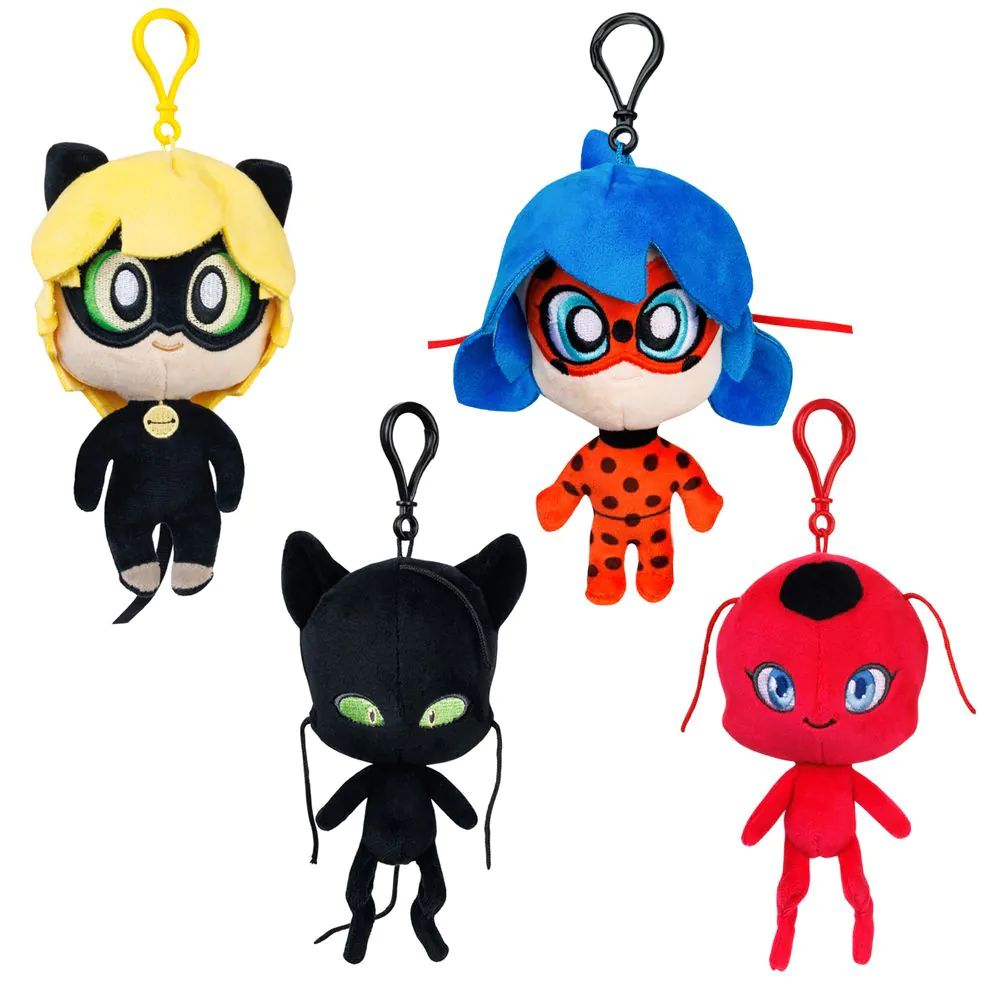 Breloc de plus PMI Miraculous Lady Bug - poza 1
