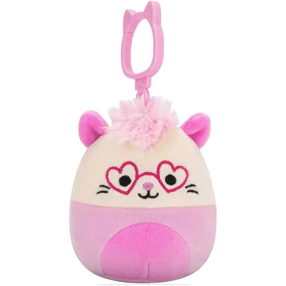 Breloc de plus Squishmallows Ziua Indragostitilor 9 cm, diverse modele - poza 3