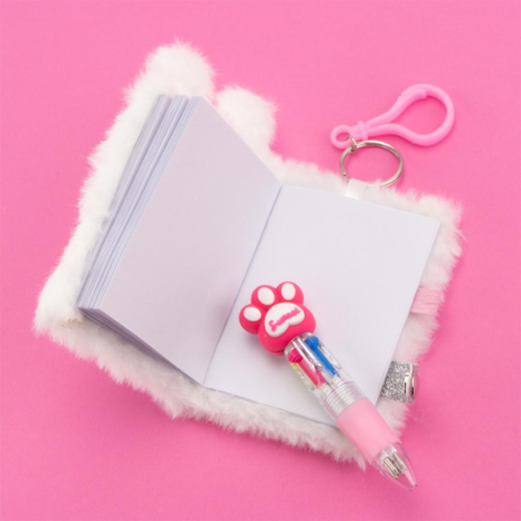 Breloc Mini-jurnal Girabrilla , notebook miniatural cu pix - poza 5