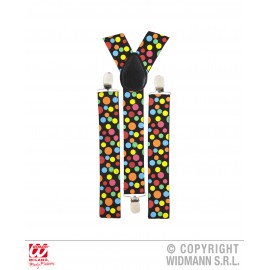 Bretele buline multicolore - poza 1