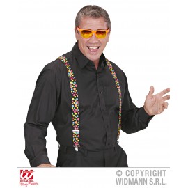Bretele buline multicolore - poza 3