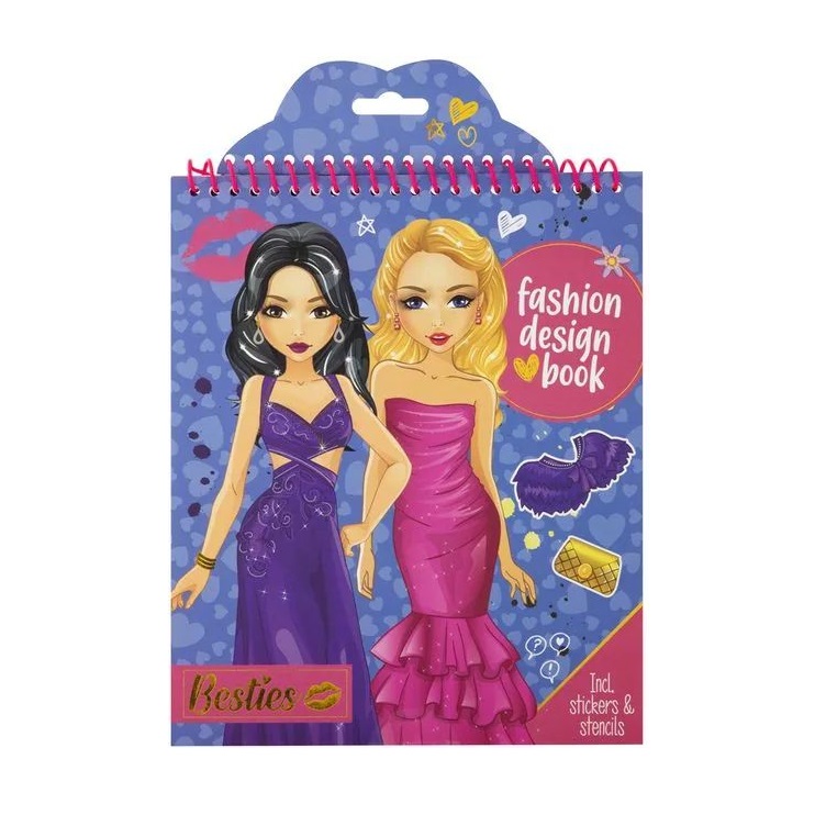 Brosura cu autocolante Grafix Besties 140007 diverse modele - poza 1