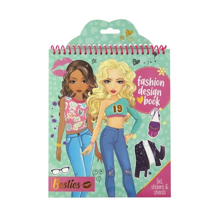 Brosura cu autocolante Grafix Besties 140007 diverse modele - poza 3