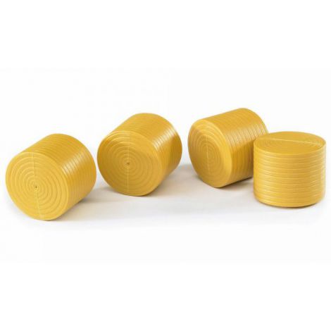 BRUDER - ACCESORII - 4 BALOTI ROTUNZI DE FAN PENTRU CLASS ROLLAND 250 - poza 1
