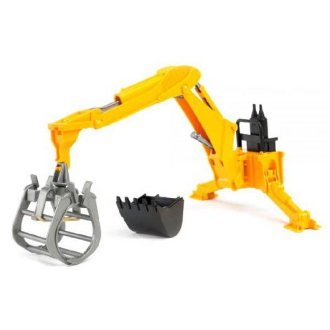 BRUDER - ACCESORII - BRAT HIDRAULIC SPATE CU GRAIFER - poza 1