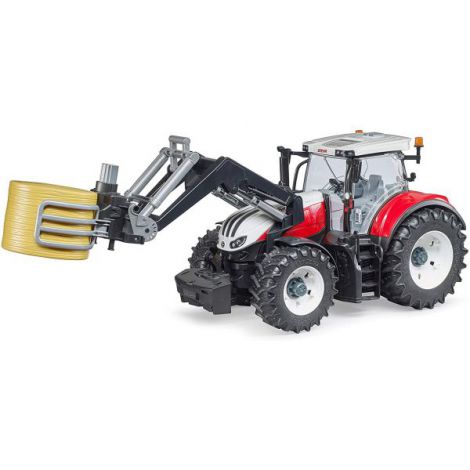 BRUDER - ACCESORII - GRAIFER SI UN BALOT ROTUND - poza 3