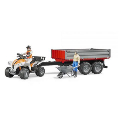BRUDER - ATV CU SOFER - poza 3