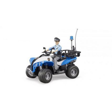 BRUDER - ATV DE POLITIE CU POLITIST - poza 1