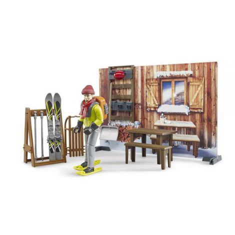 BRUDER - CABANA MONTANA CU SNOWMOBIL - poza 1