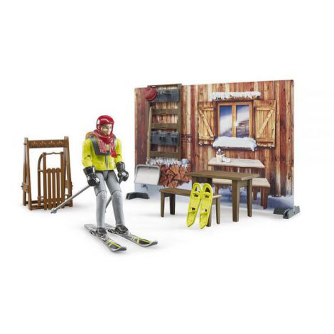 BRUDER - CABANA MONTANA CU SNOWMOBIL - poza 3