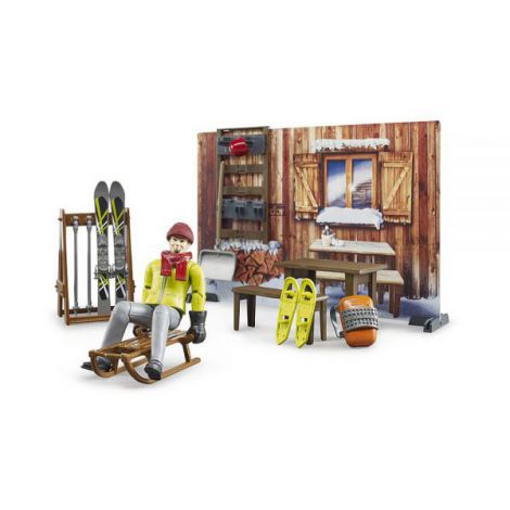 BRUDER - CABANA MONTANA CU SNOWMOBIL - poza 4