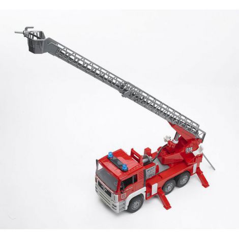 BRUDER - CAMION DE POMPIERI MAN TGA CU SCARA, POMPA DE APA SI SIRENA - poza 3