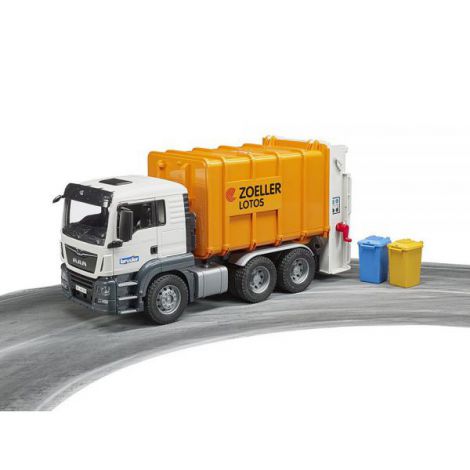 BRUDER - CAMION GUNOI MAN TGS CU INCARCARE IN SPATE - poza 1