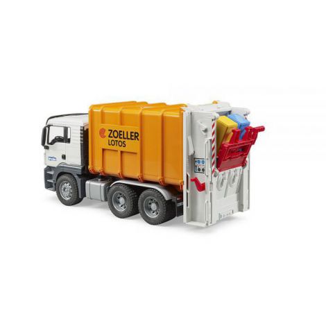 BRUDER - CAMION GUNOI MAN TGS CU INCARCARE IN SPATE - poza 3