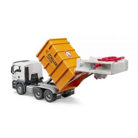 BRUDER - CAMION GUNOI MAN TGS CU INCARCARE IN SPATE - poza 4