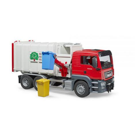 BRUDER - CAMION GUNOI MAN TGS CU INCARCARE LATERALA - poza 3
