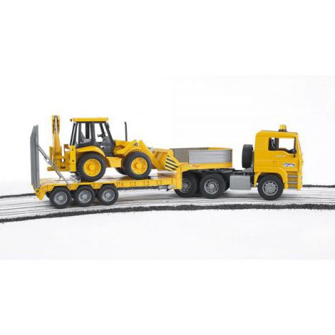 BRUDER - CAMION INCARCARE MAN TGA SI BULDOEXCAVATOR JCB 4CX - poza 2