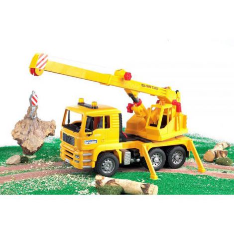 BRUDER - CAMION MAN TGA CU MACARA - poza 2